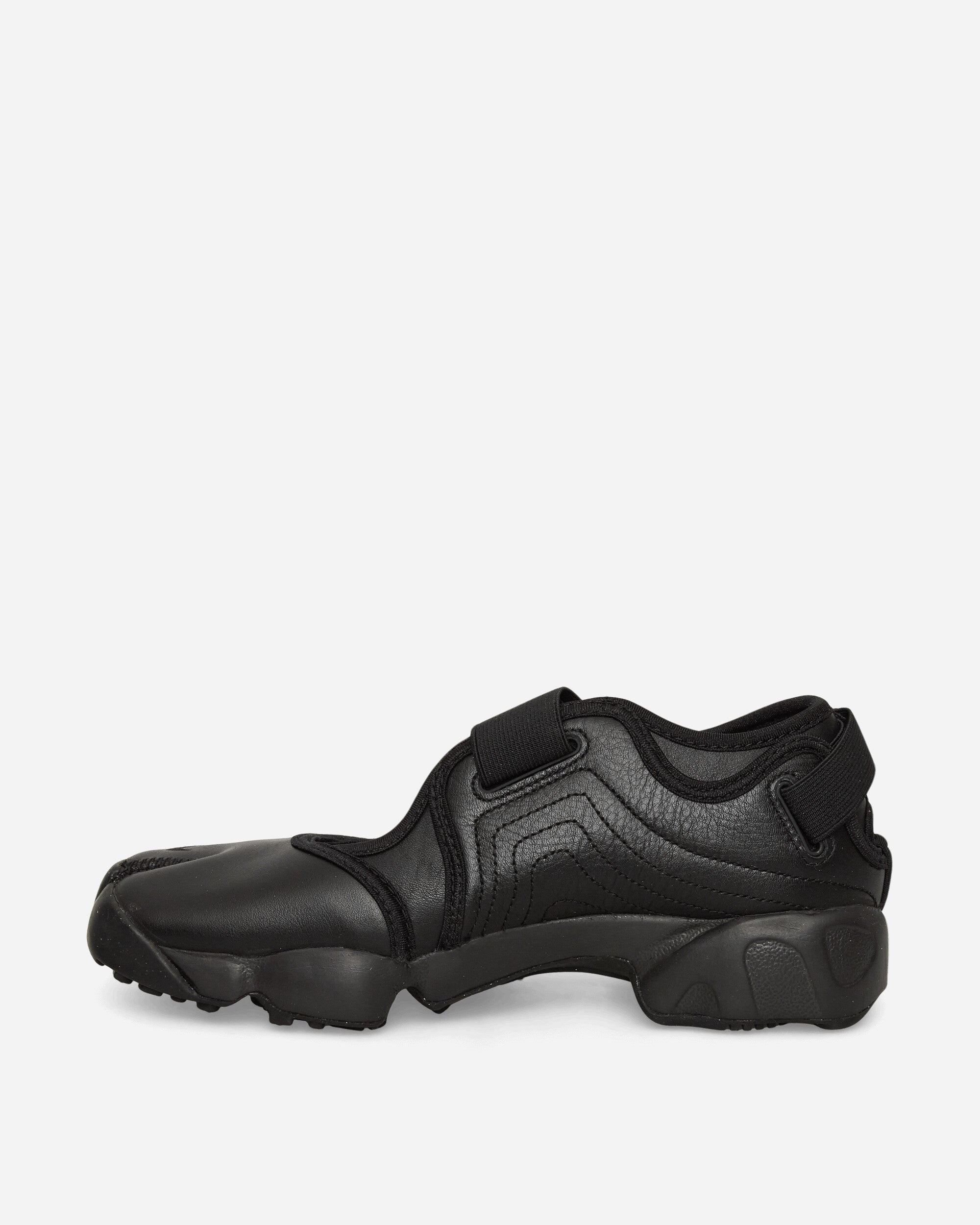 Women's Air Rift Leather Sandals Black