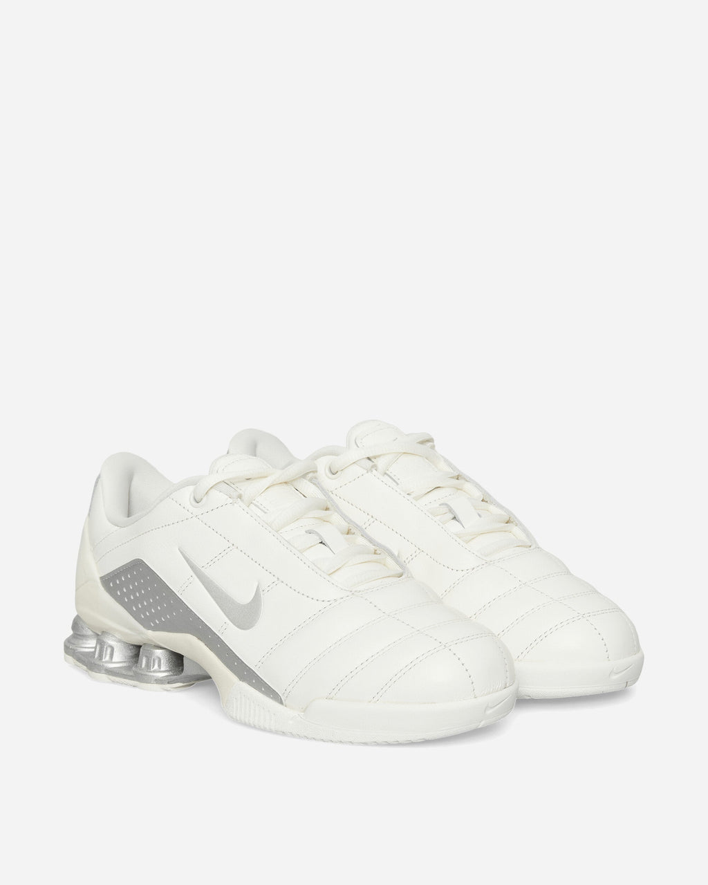 Women's T90 Shox Magia Sneakers Sail / Metallic Silver