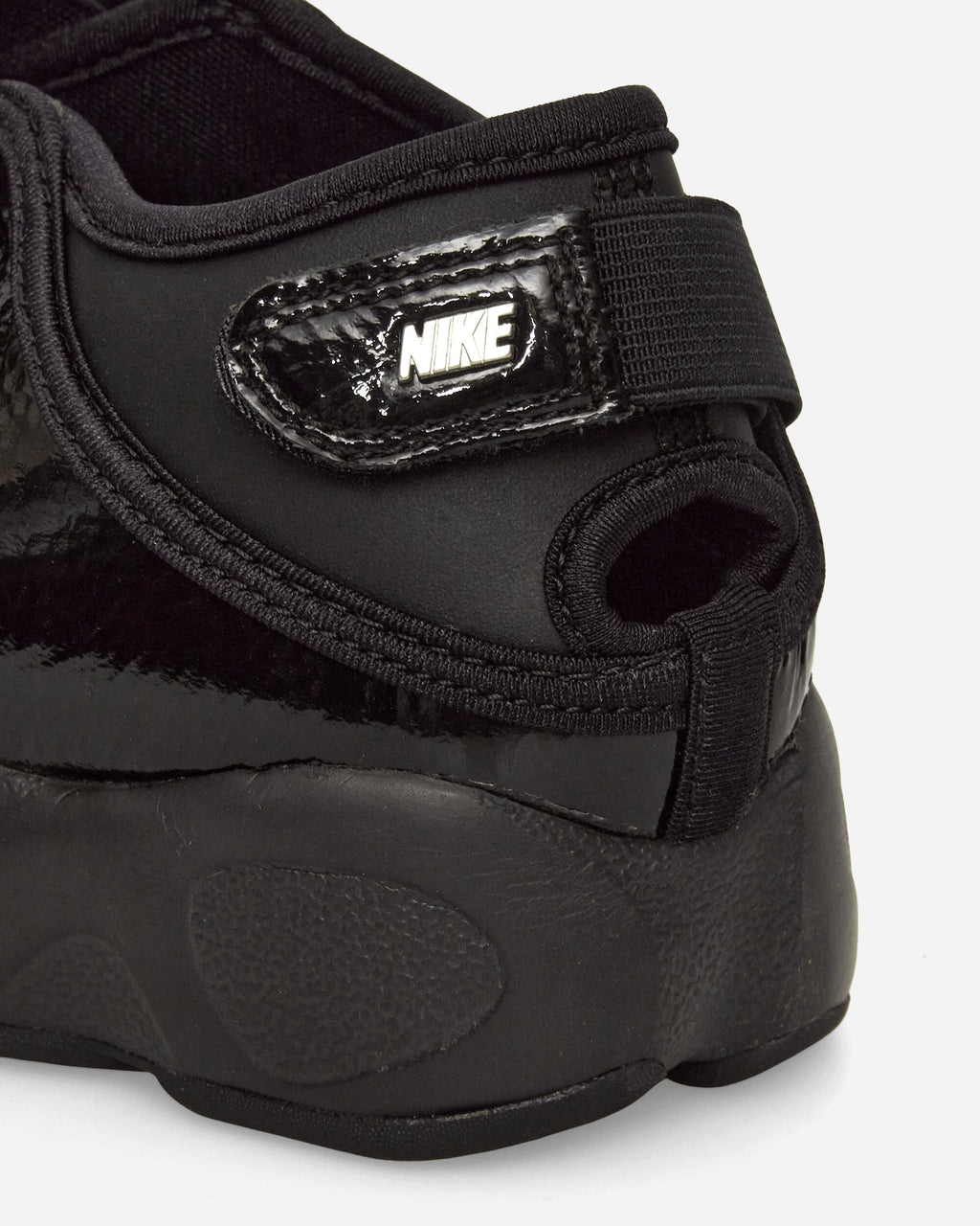 Women's Air Rift Sandals Black / Metallic Silver