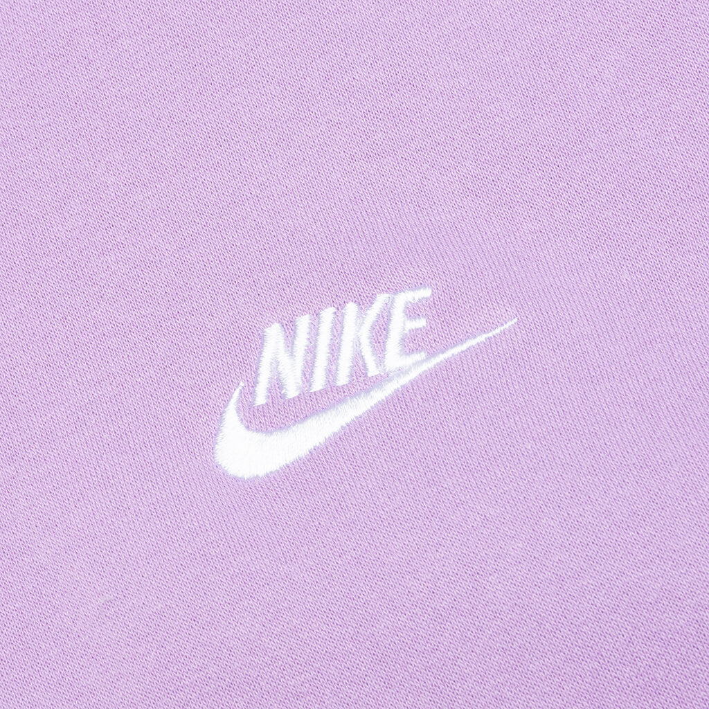 Sportswear Club Fleece Pullover Hoodie - Violet Star/White