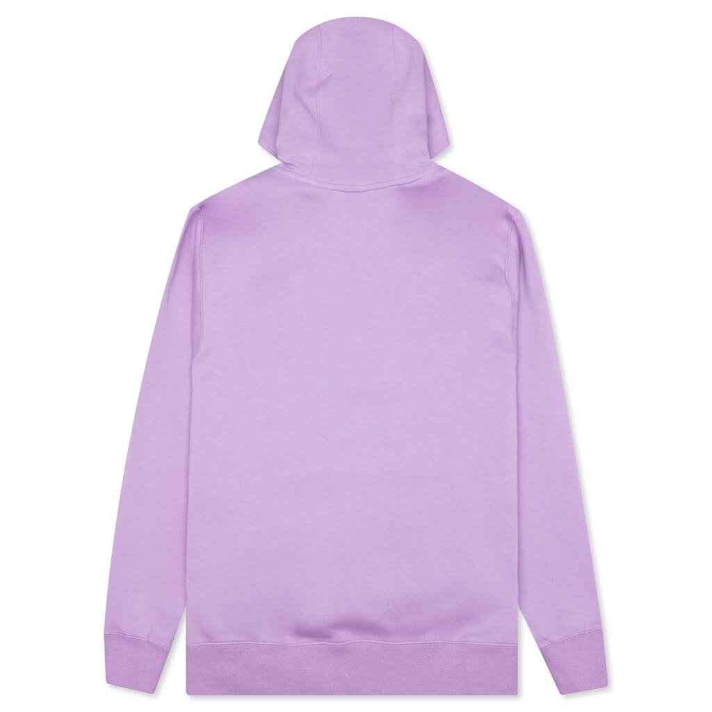 Sportswear Club Fleece Pullover Hoodie - Violet Star/White