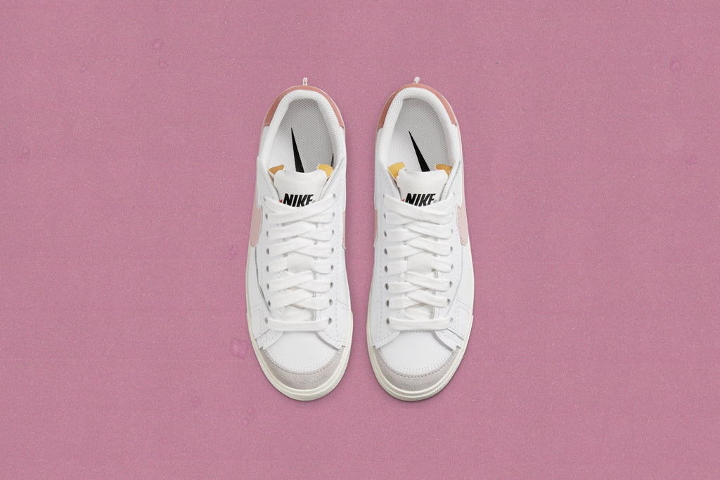 Women's Blazer Low '77 Jumbo - White/Pink Oxford/Rose Whisper