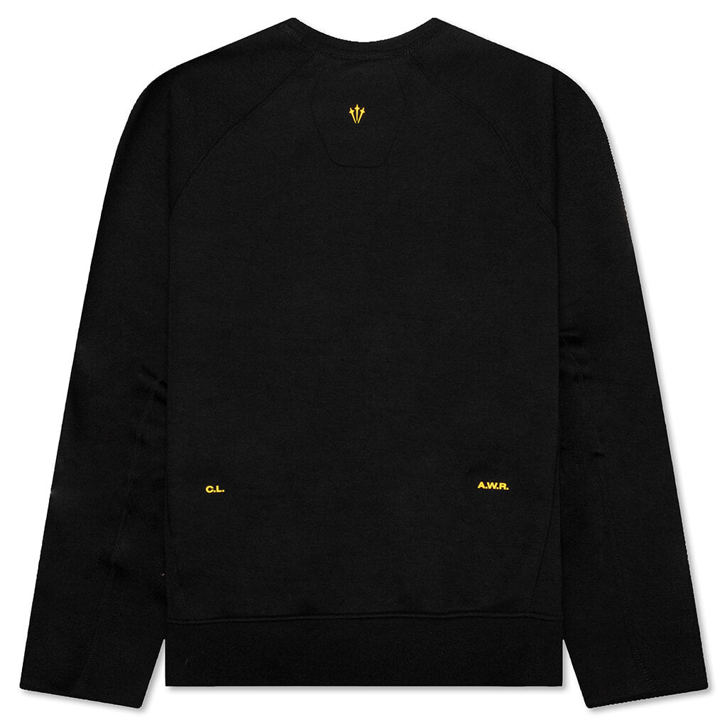 NOCTA Tech Fleece Crew - Black/University Gold