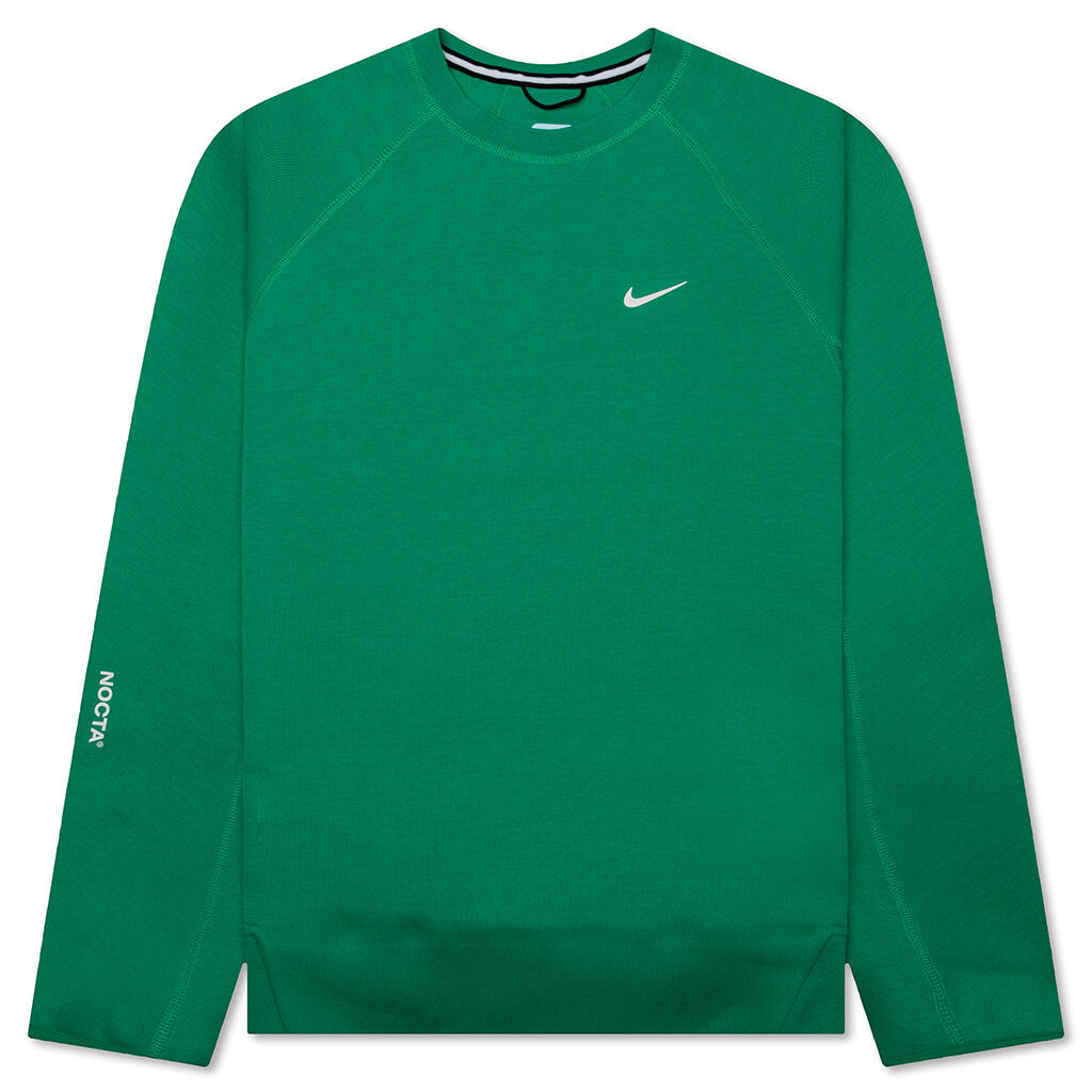 NOCTA Tech Fleece Crew - Stadium Green/Sail