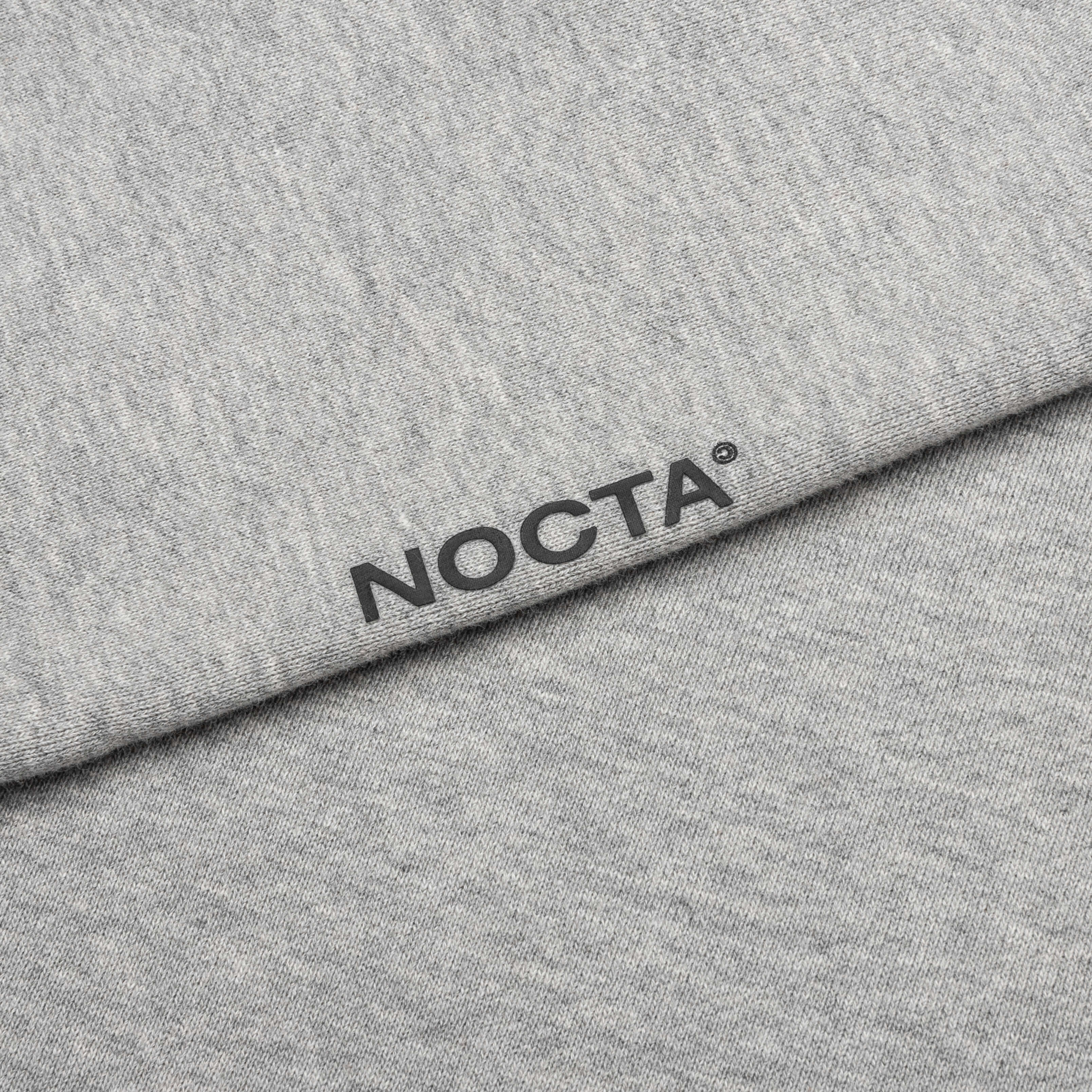 Nocta NRG CS Fleece Crew - Dark Grey Heather/Black