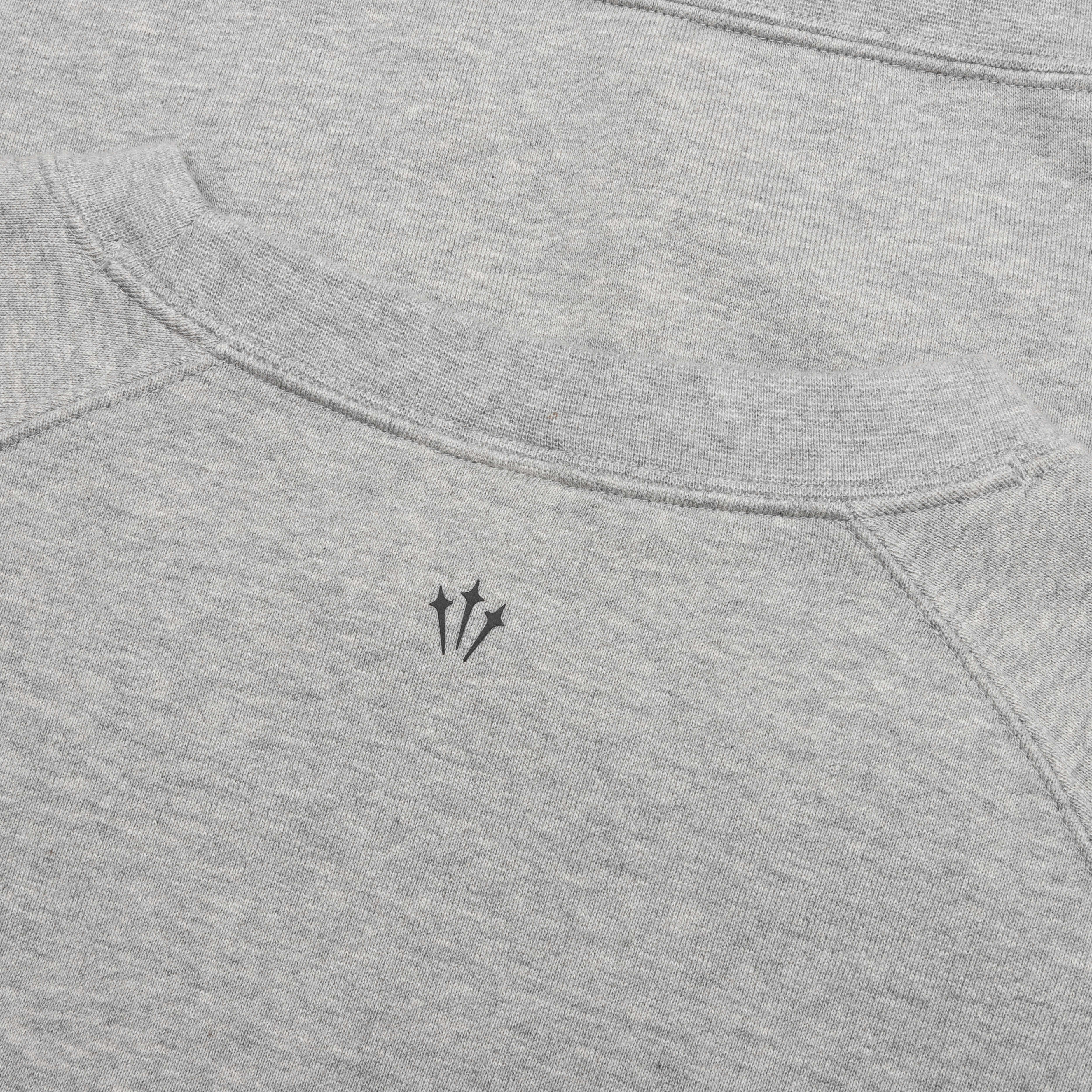 Nocta NRG CS Fleece Crew - Dark Grey Heather/Black