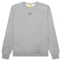 Nocta NRG CS Fleece Crew - Dark Grey Heather/Black