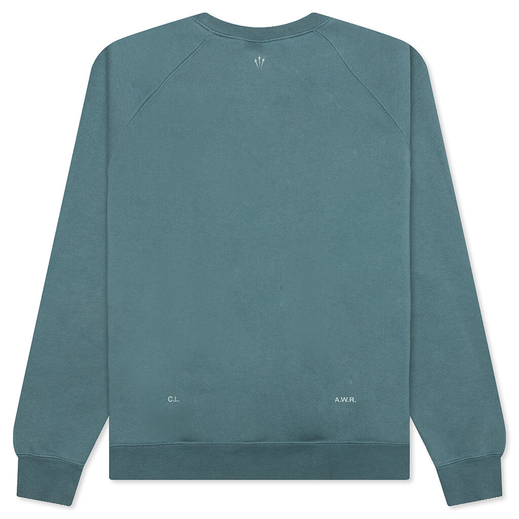 Nocta NRG Fleece Crew - Mineral Slate/Faded Spruce/Mica Green