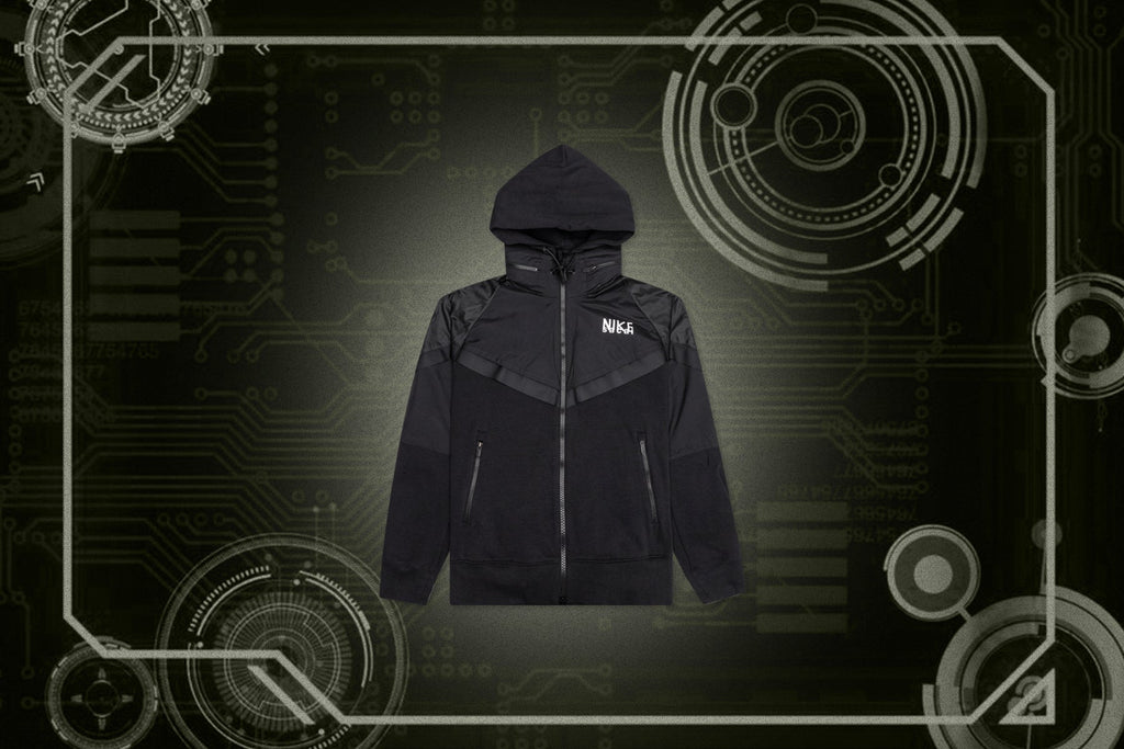 Sacai NRG Full Zip Hoodie - Black