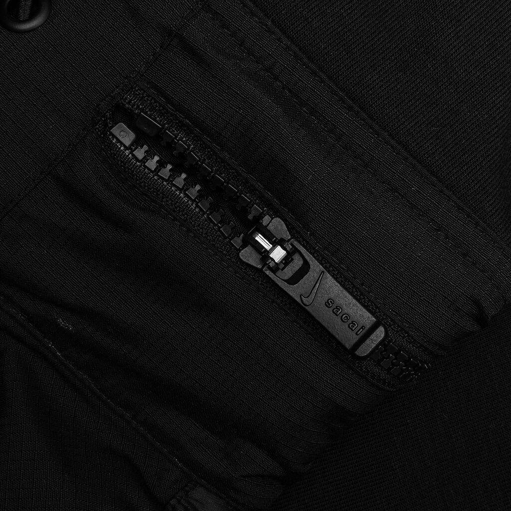 Sacai NRG Full Zip Hoodie - Black