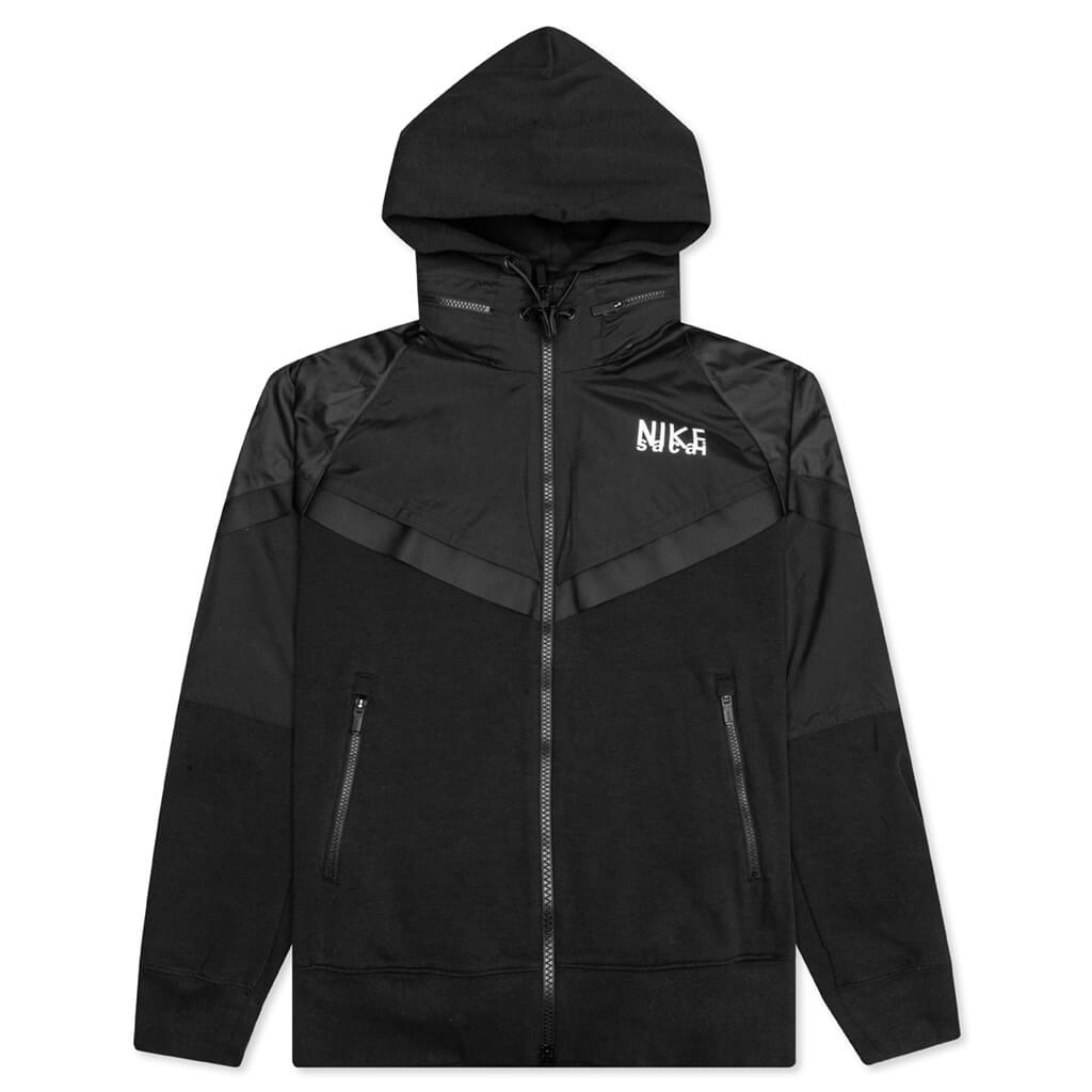 Sacai NRG Full Zip Hoodie - Black