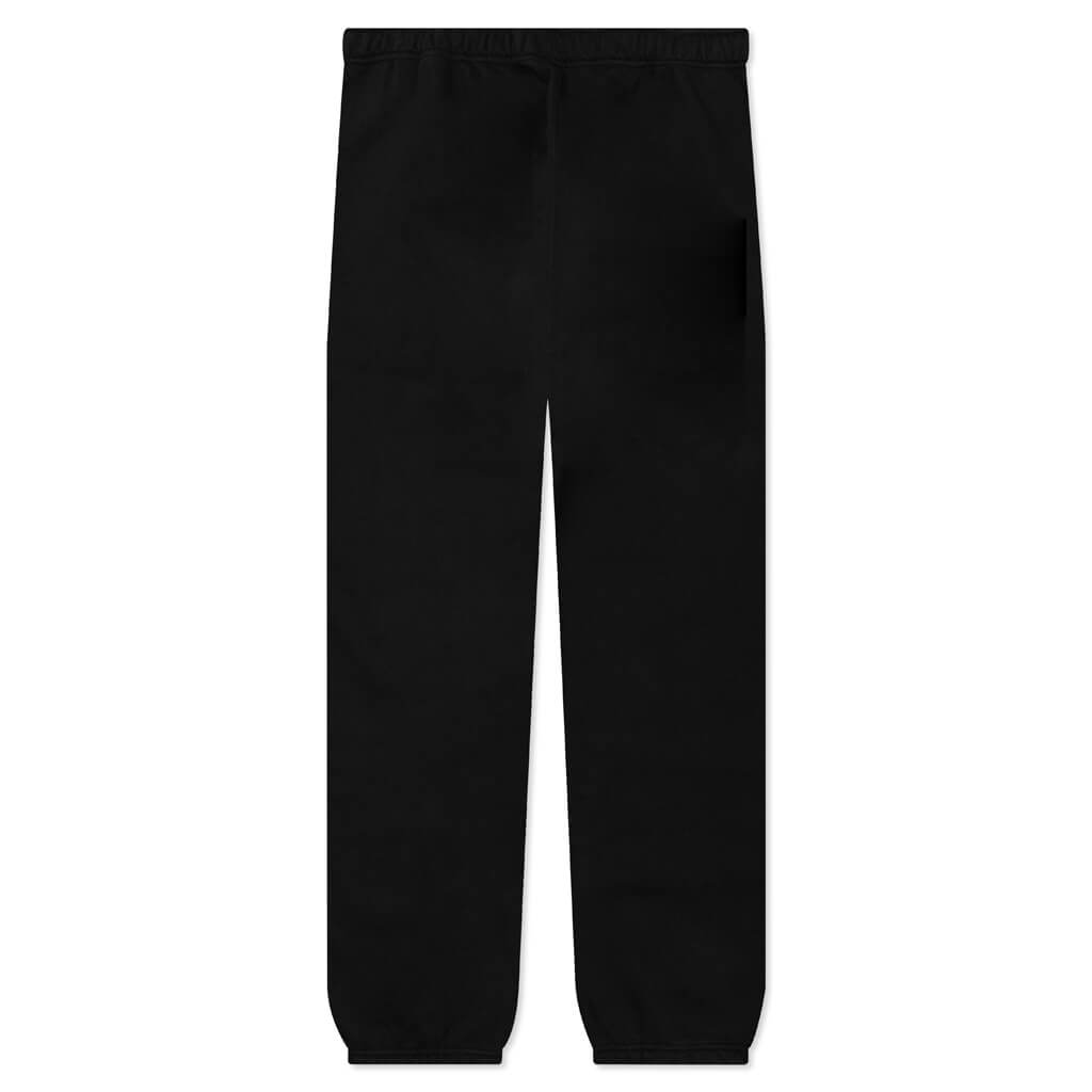 Washed Fleece Pant - Black/Sail