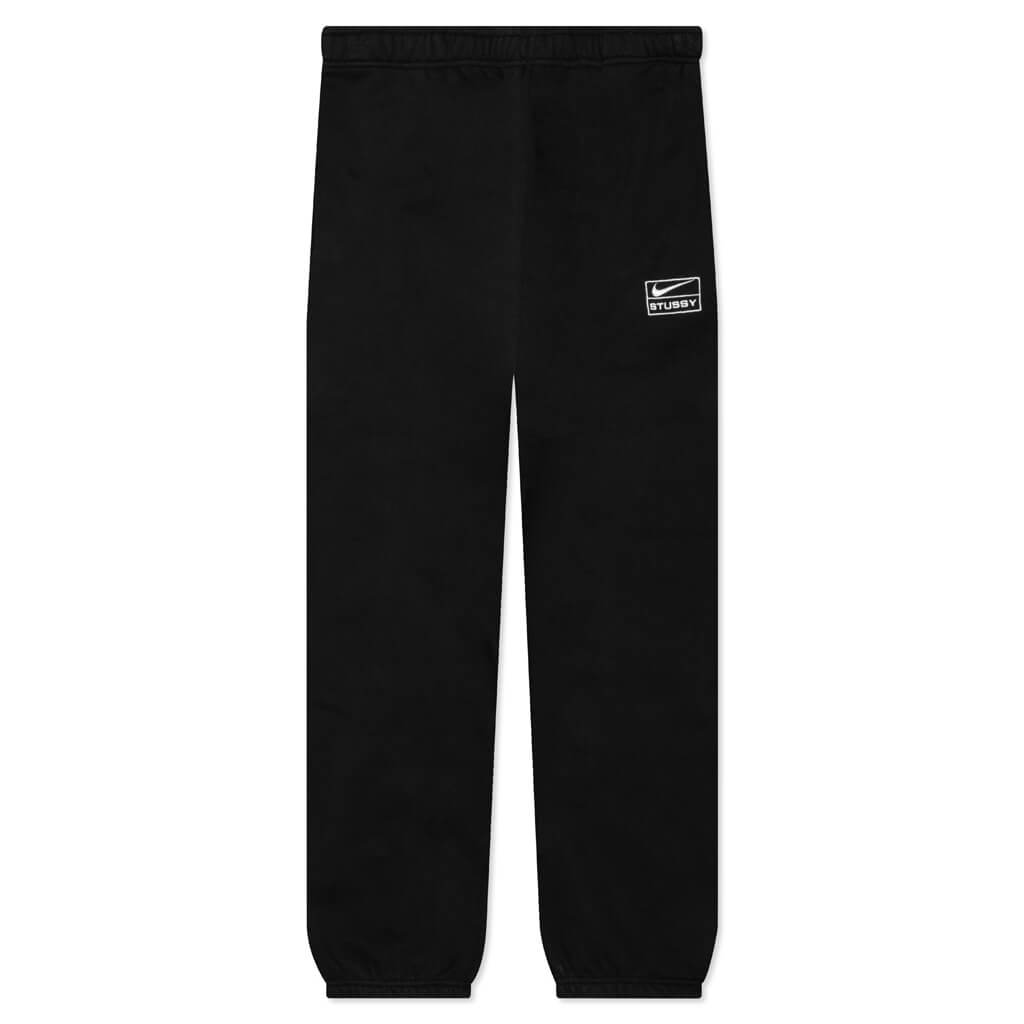 Washed Fleece Pant - Black/Sail