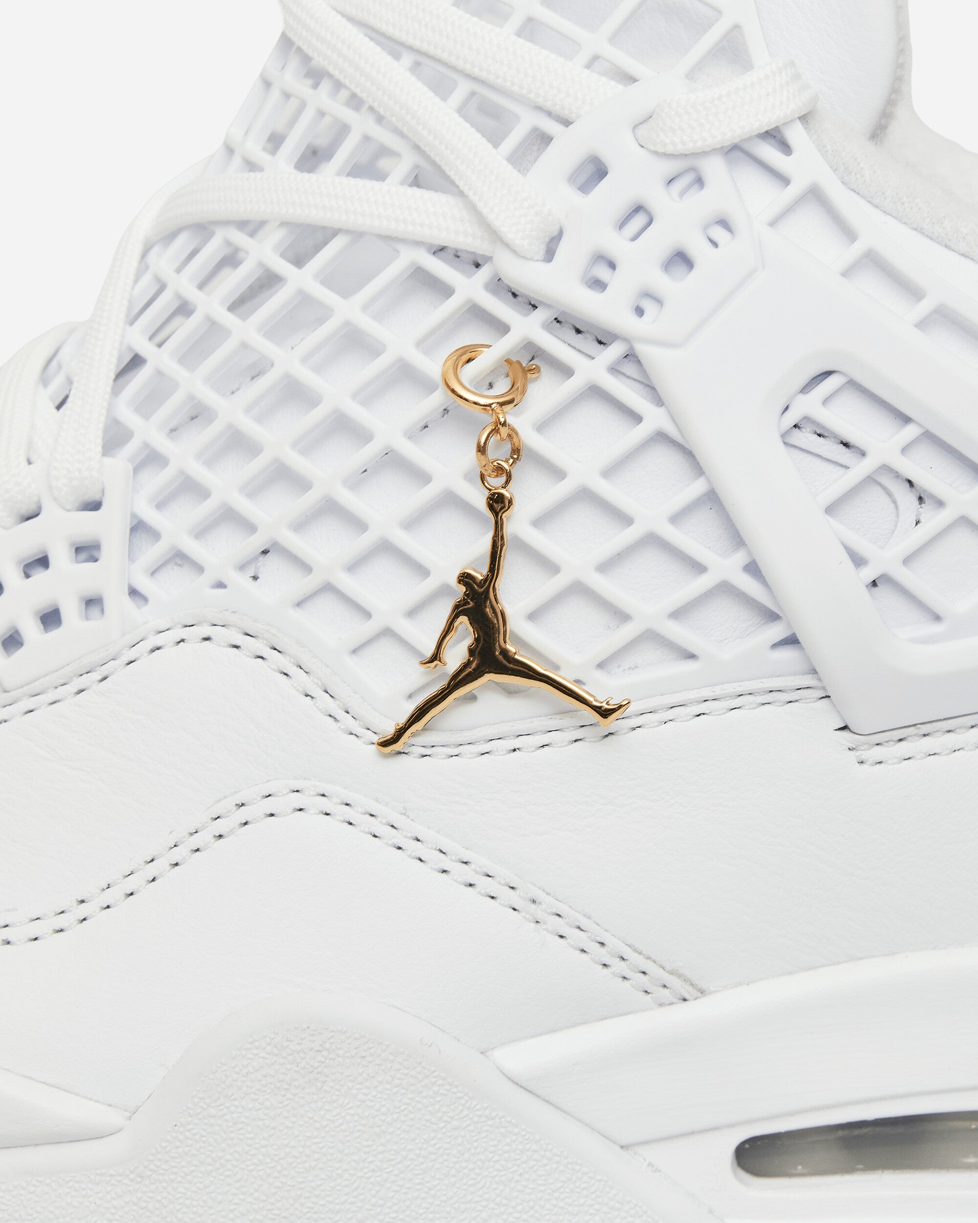 Women's Air Jordan 4 Net Sneakers White