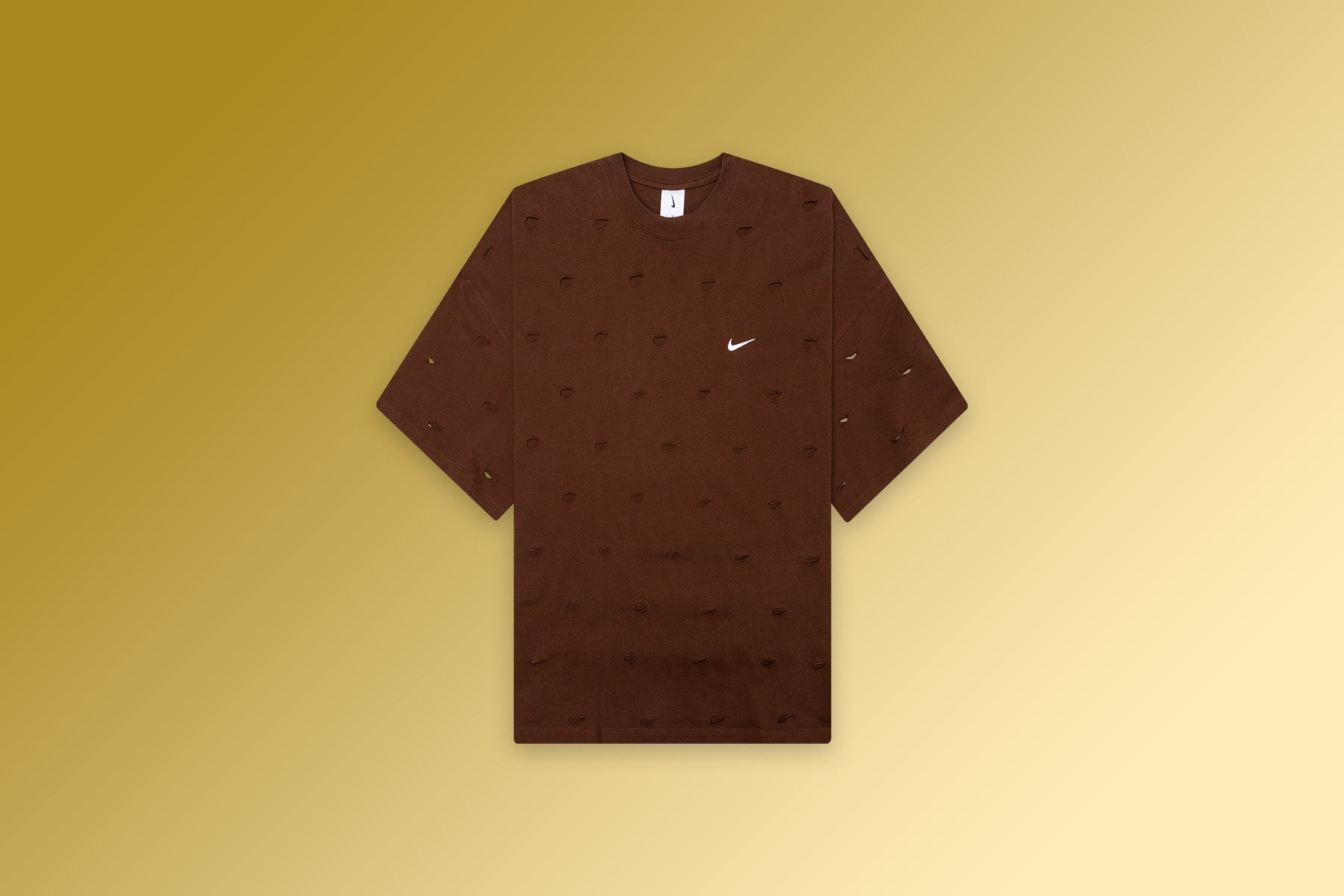 Jacquemus NRG HE Swoosh Tee - Cacao Wow