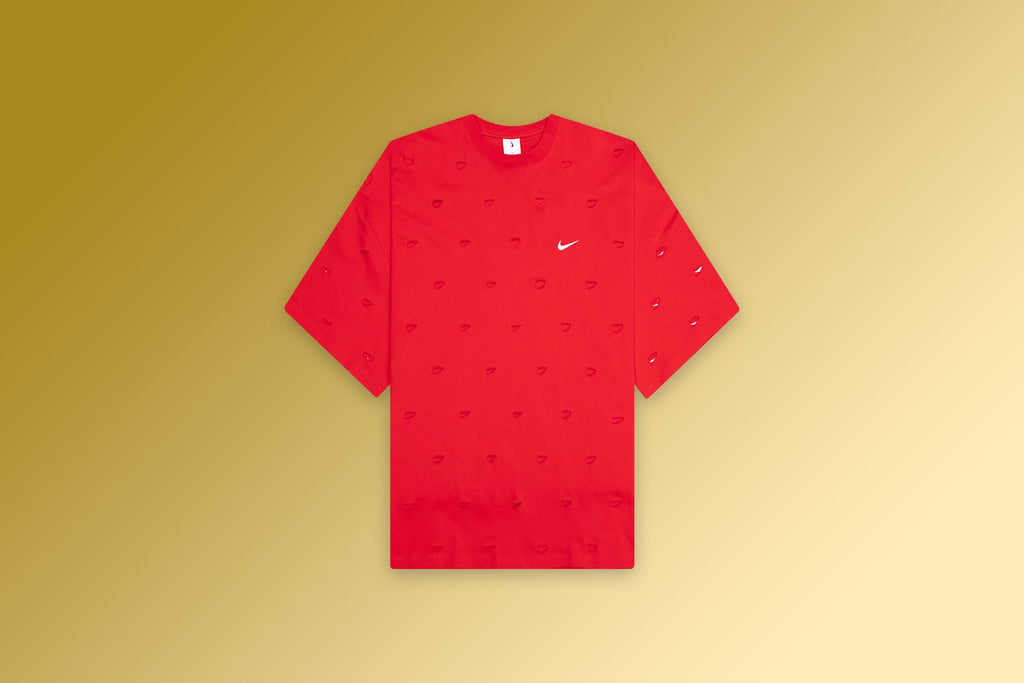 Jacquemus NRG HE Swoosh Tee - University Red