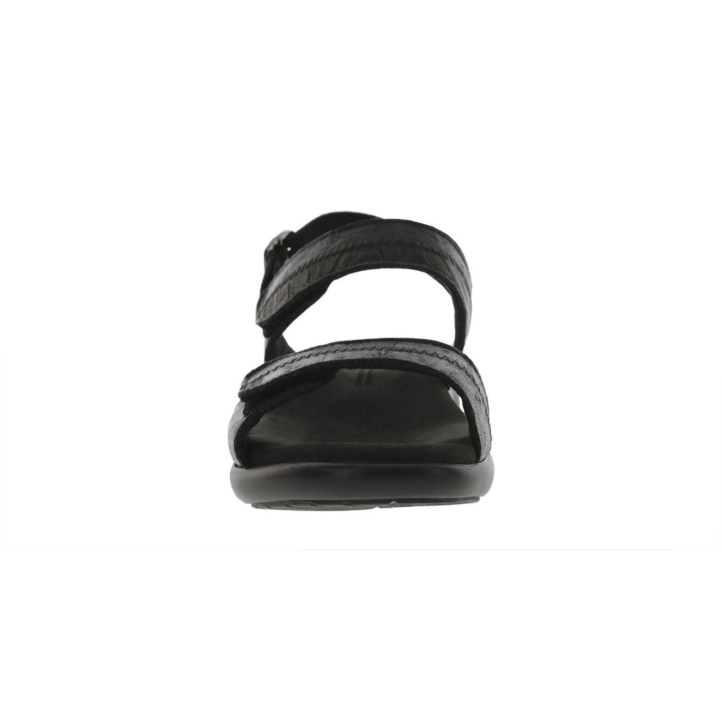 Women's Nudu Heel Strap Sandal in Black Larse