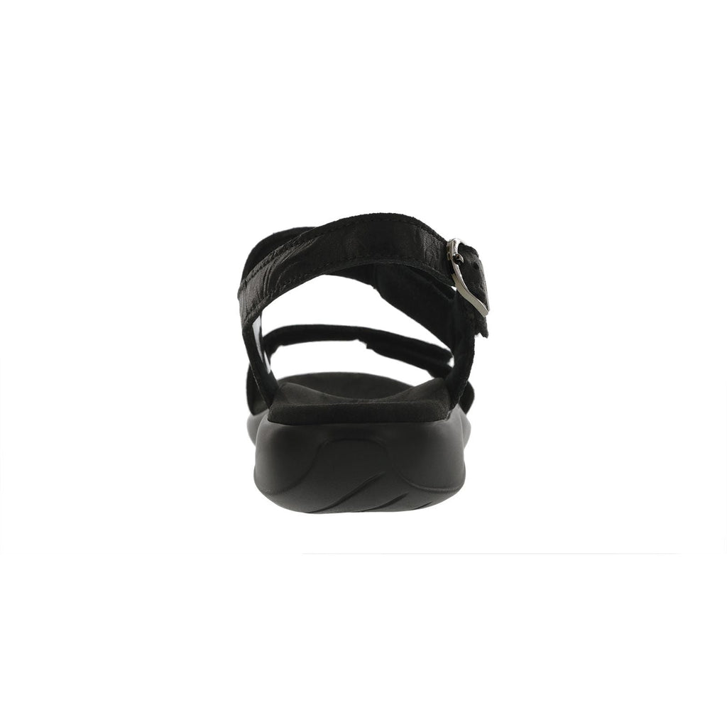 Women's Nudu Heel Strap Sandal in Black Larse