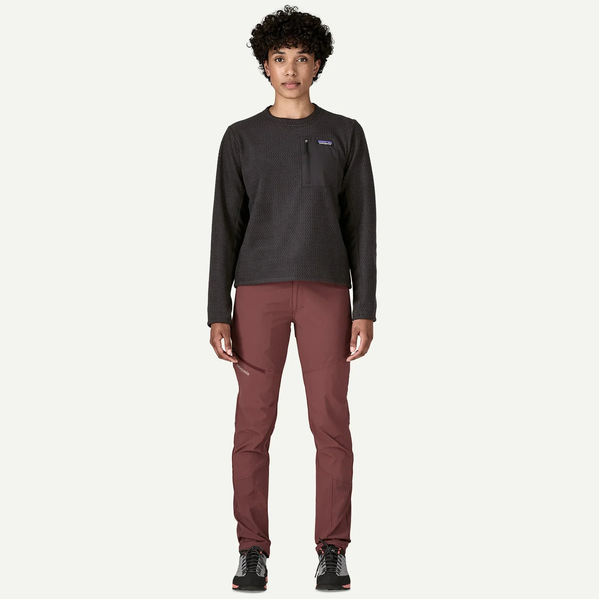 Women's R1® Air Fleece Crewneck in Black