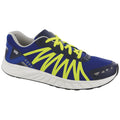 Men's Pursuit Lace Up Sneaker in Blue / Neon Yellow