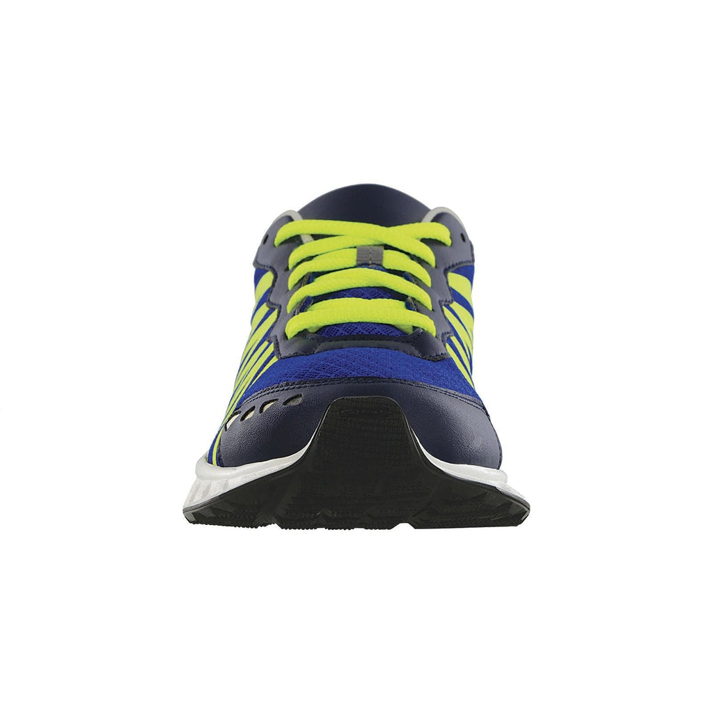 Men's Pursuit Lace Up Sneaker in Blue / Neon Yellow