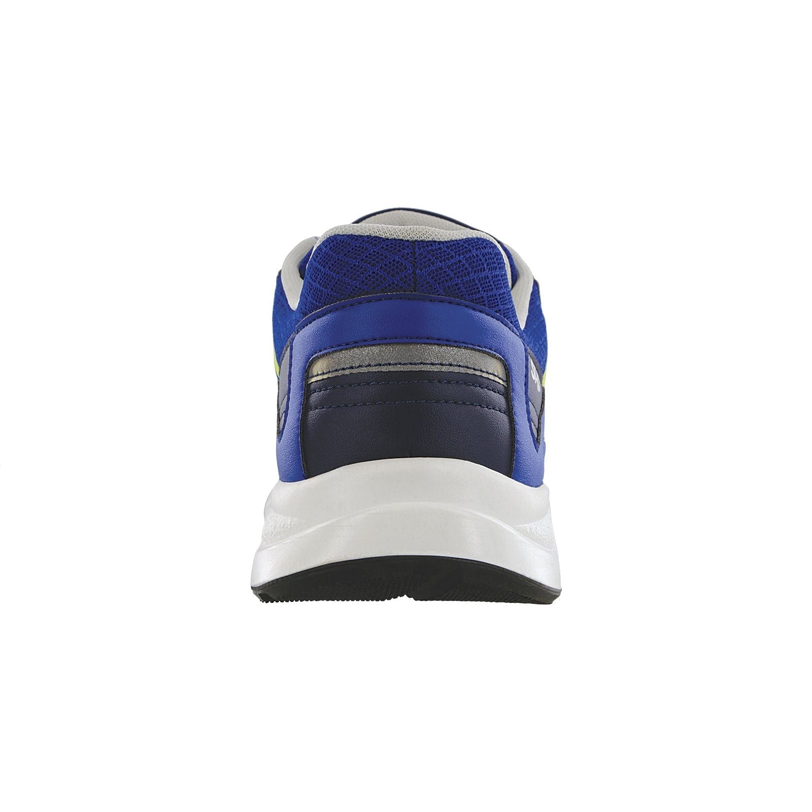 Men's Pursuit Lace Up Sneaker in Blue / Neon Yellow