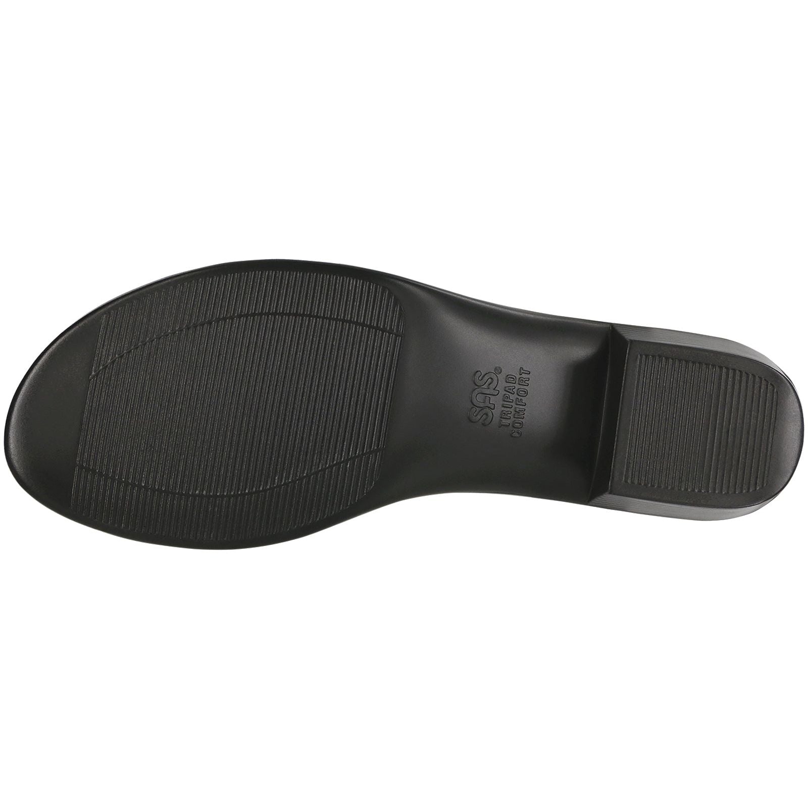 Women's Savanna Heel Strap Sandal in Web Black