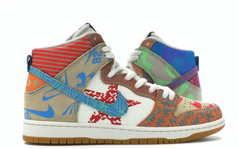 Dunk High Thomas Campbell What the Dunk (WORN)