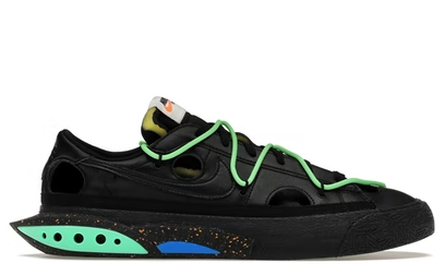 Blazer Low Off White Black Electro Green