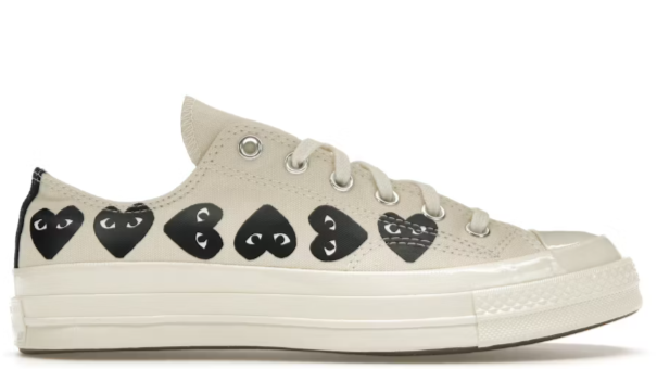 Chuck Taylor All Star 70 Ox Comme des Garcons PLAY Multi Heart Milk
