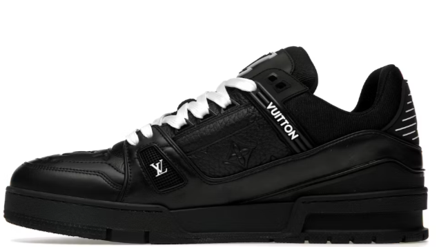 Trainer Black Embossed Monogram