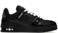 Trainer Black Embossed Monogram