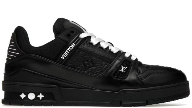 Trainer Black Embossed Monogram