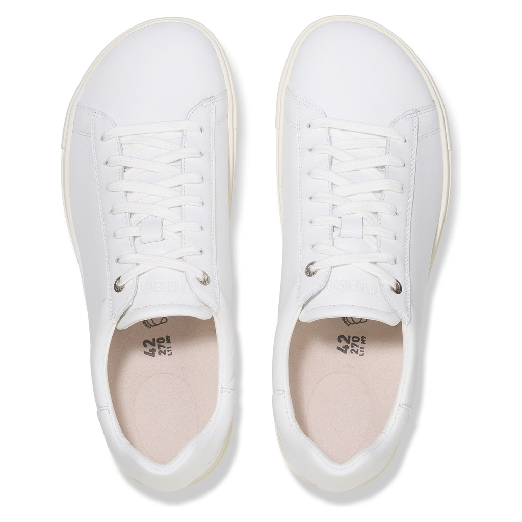 Bend Leather Low Sneaker in White