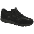 Women's Tour Mesh Lace Up Sneaker Mesh in Black