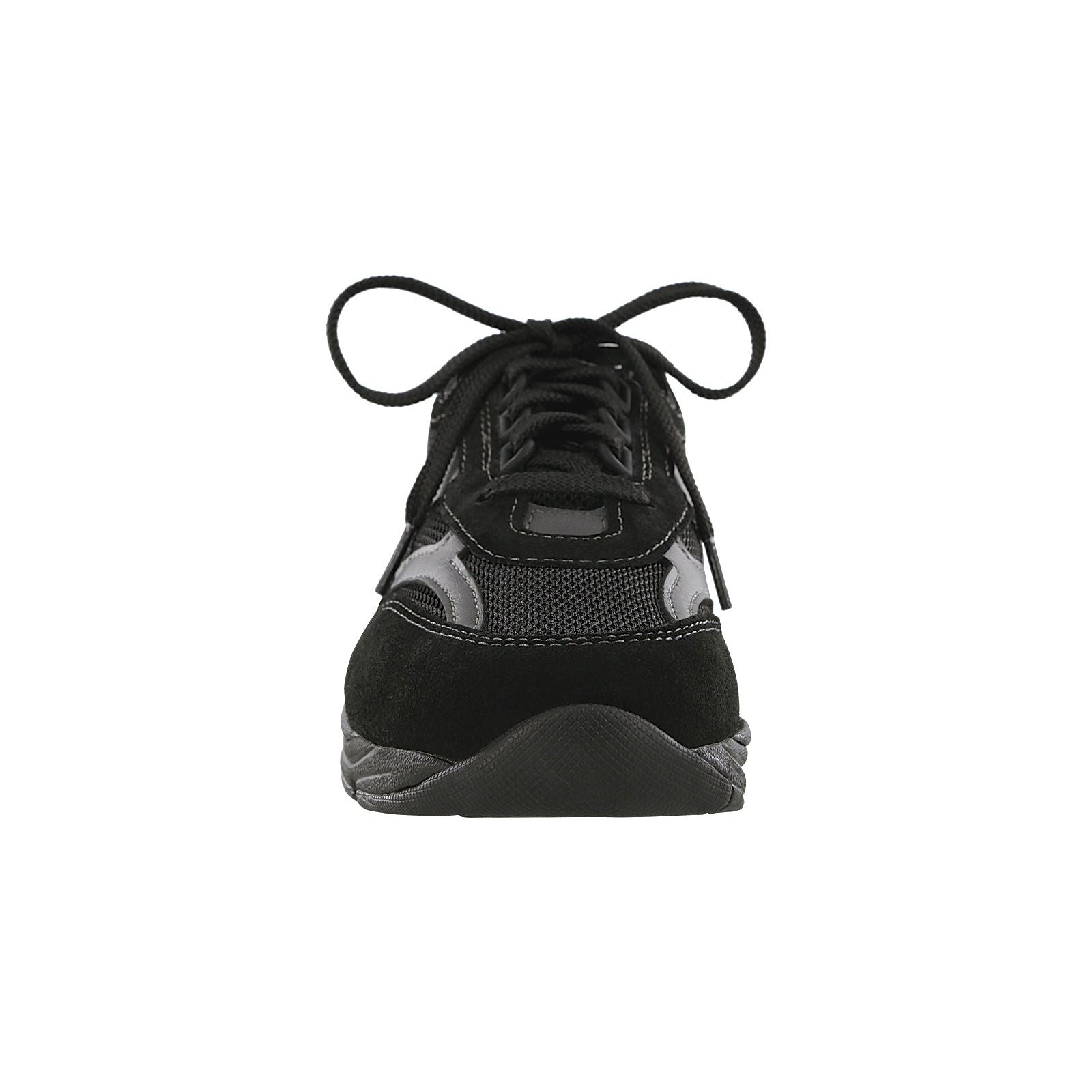 Women's Tour Mesh Lace Up Sneaker Mesh in Black