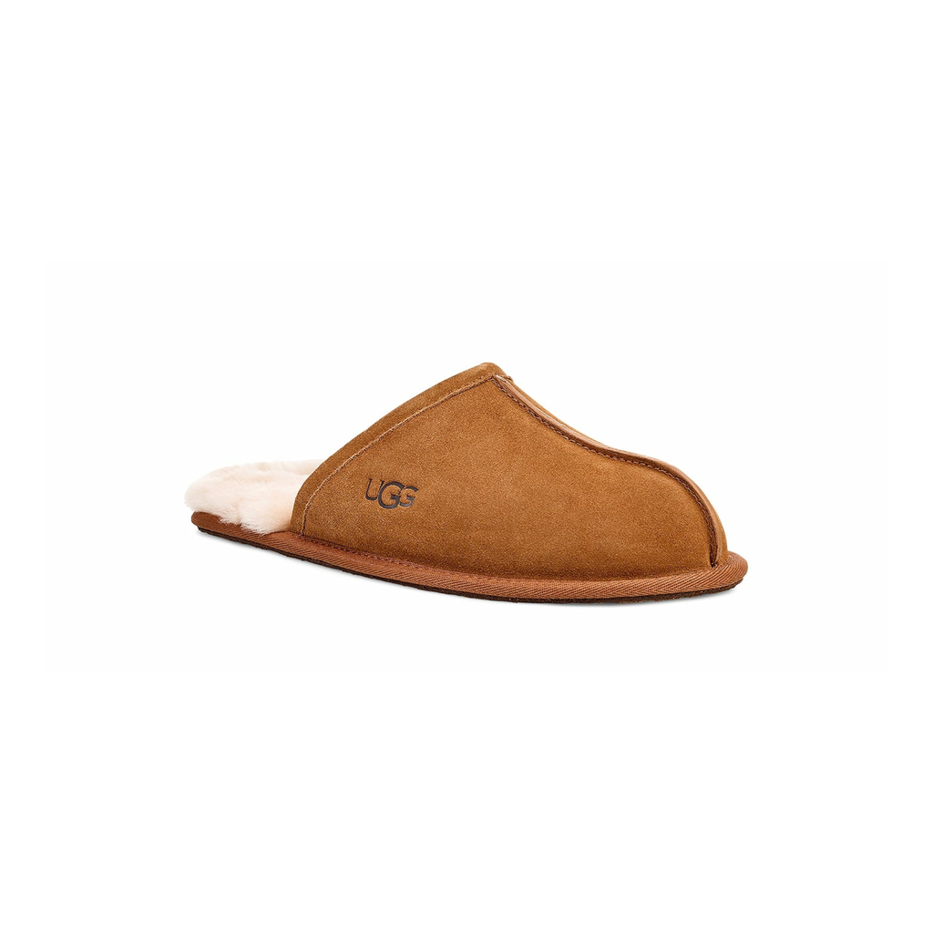 Men's Scuff Slipper in Chestnut