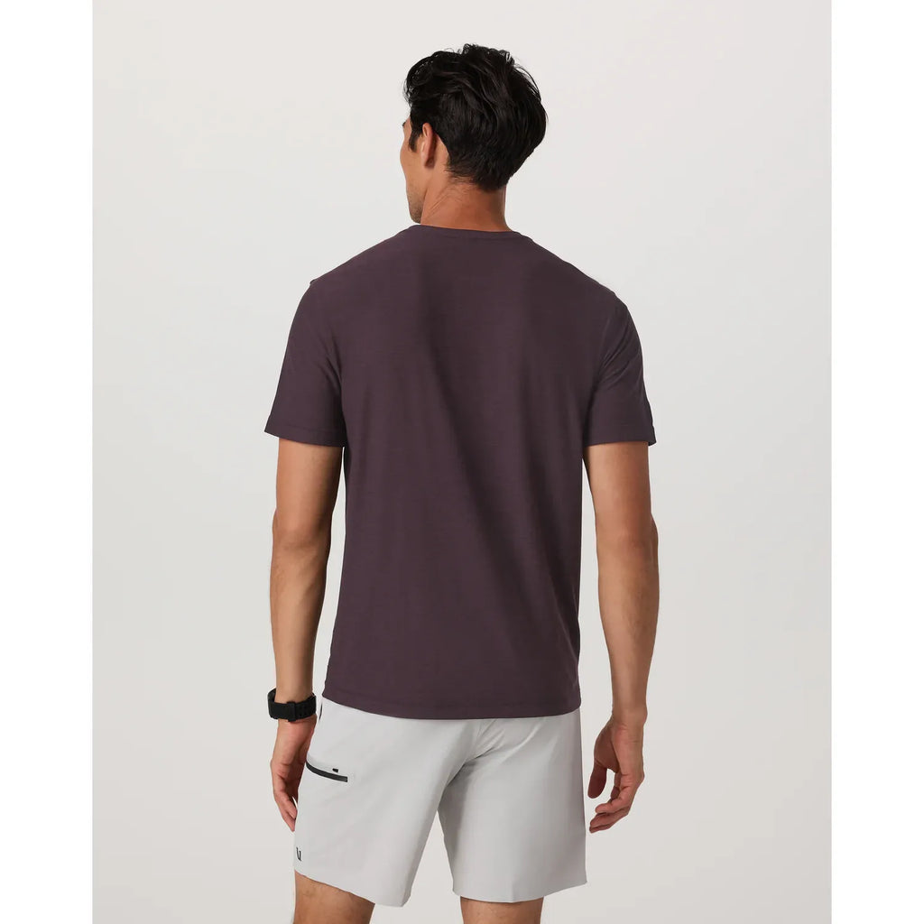 Men's Strato Tech Tee in Raisin Heather