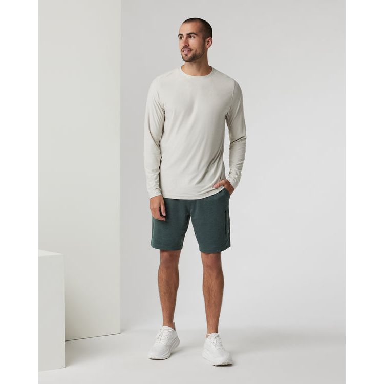 Men's Long Sleeve Strato Tech Tee in Salt Heather