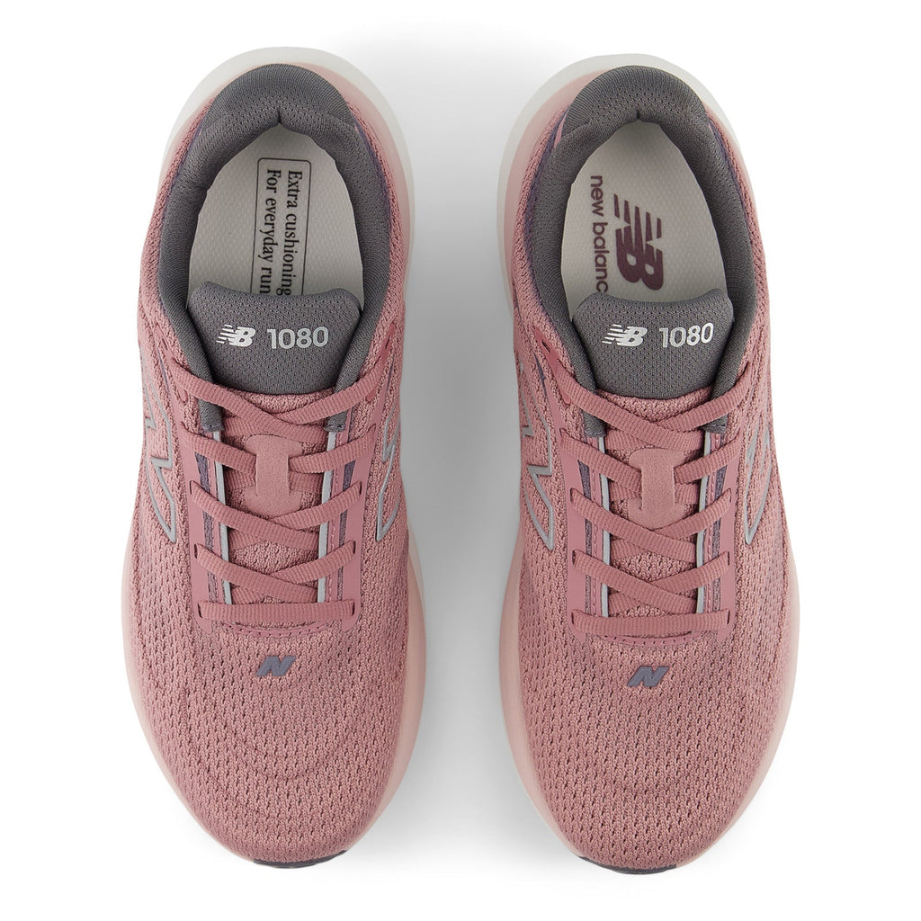 Women's 1080v15 in Rosewood with Silver Metallic and Neptune Grey