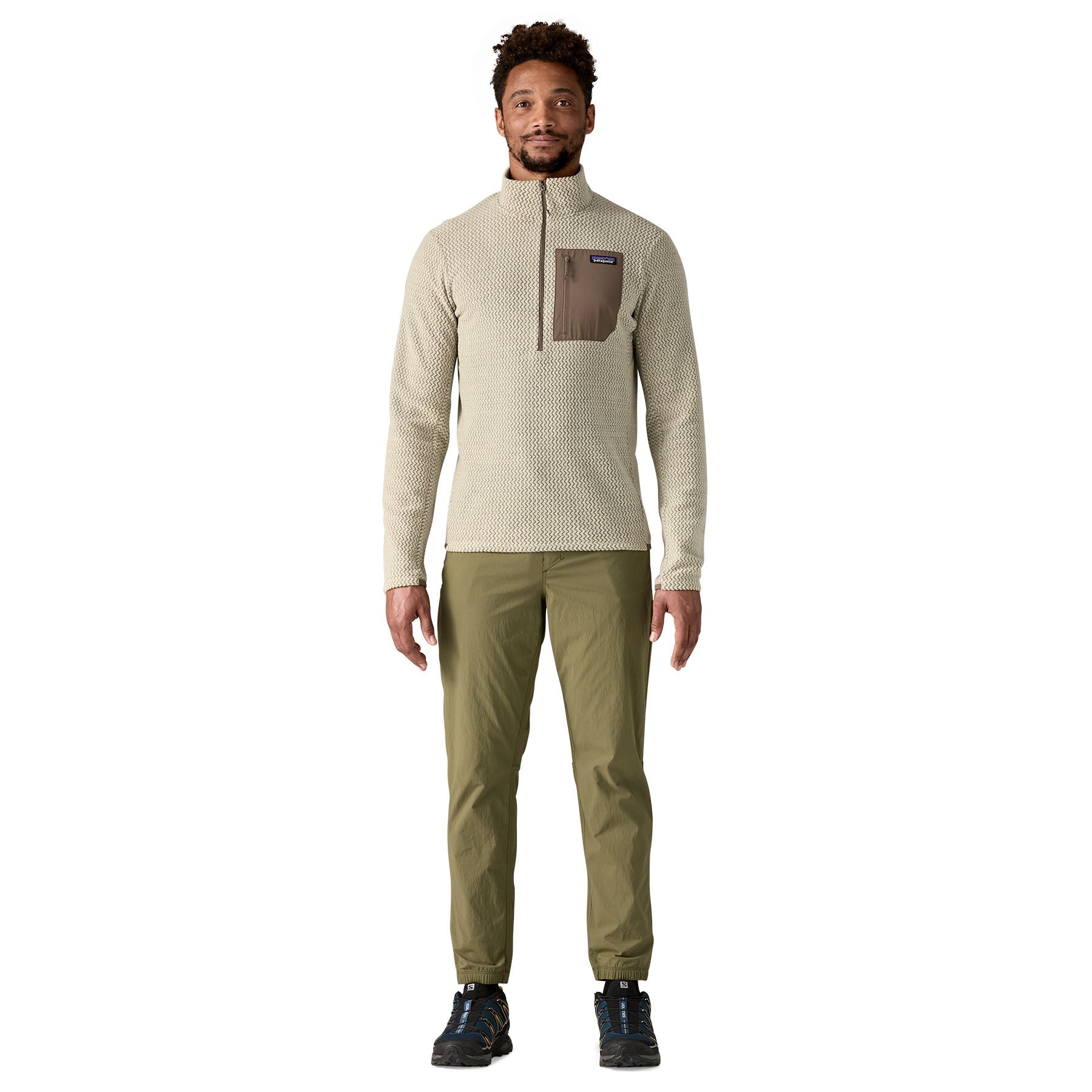 Men's R1® Air Fleece Zip-Neck