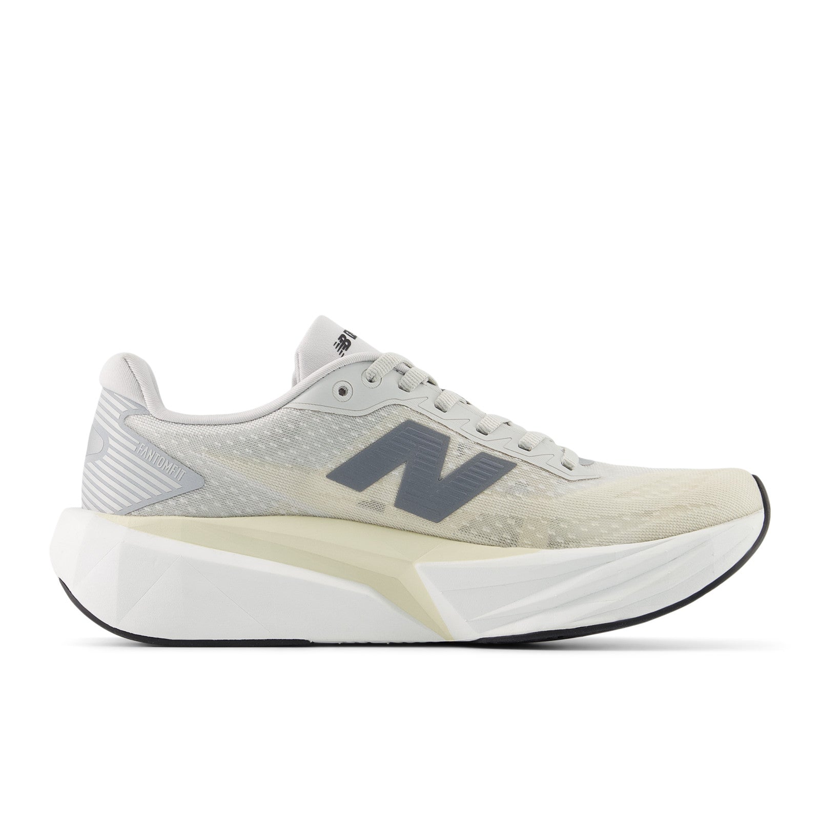 Women's FuelCell Rebel v5 in Linen with Grey Matter and White