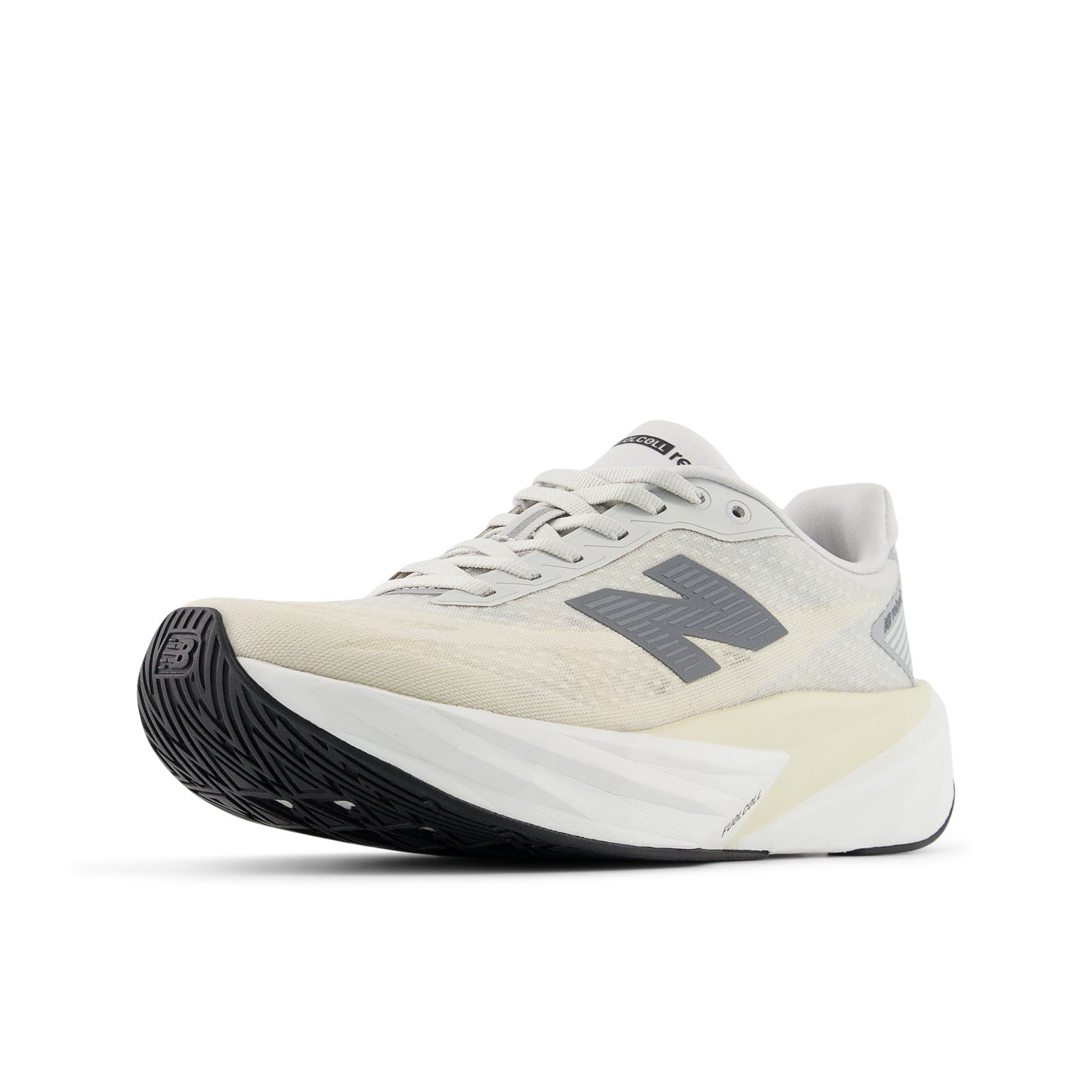 Women's FuelCell Rebel v5 in Linen with Grey Matter and White