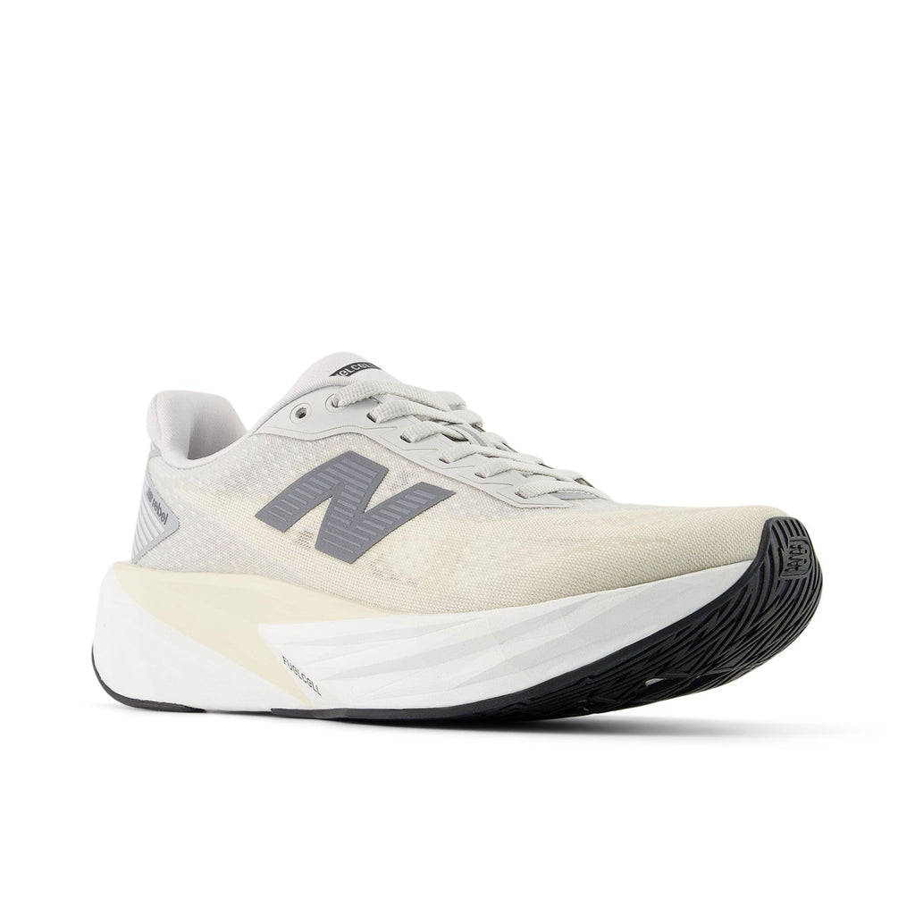 Women's FuelCell Rebel v5 in Linen with Grey Matter and White