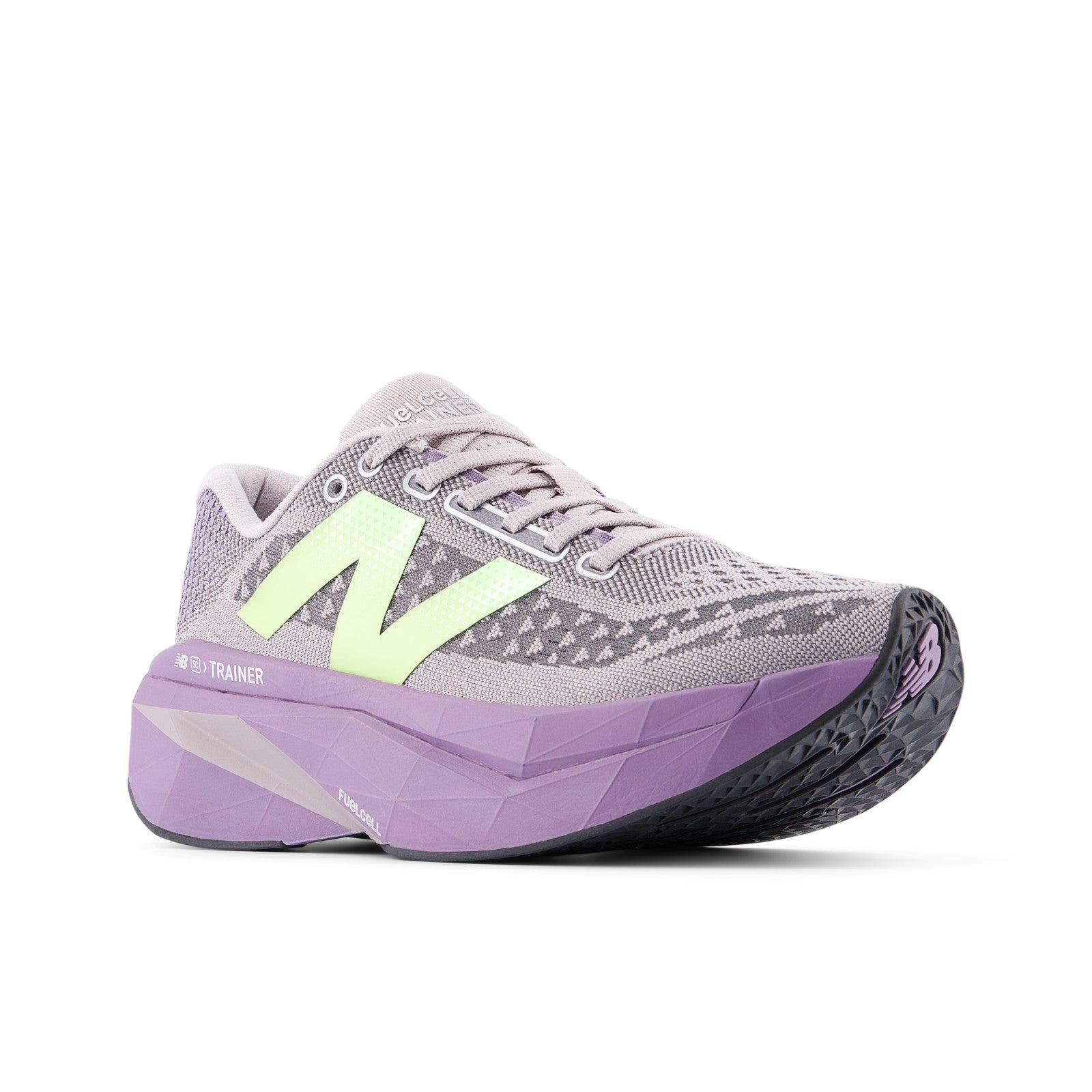 Women's FuelCell SuperComp Trainer v3 in Truffle Salt with Candied Violet