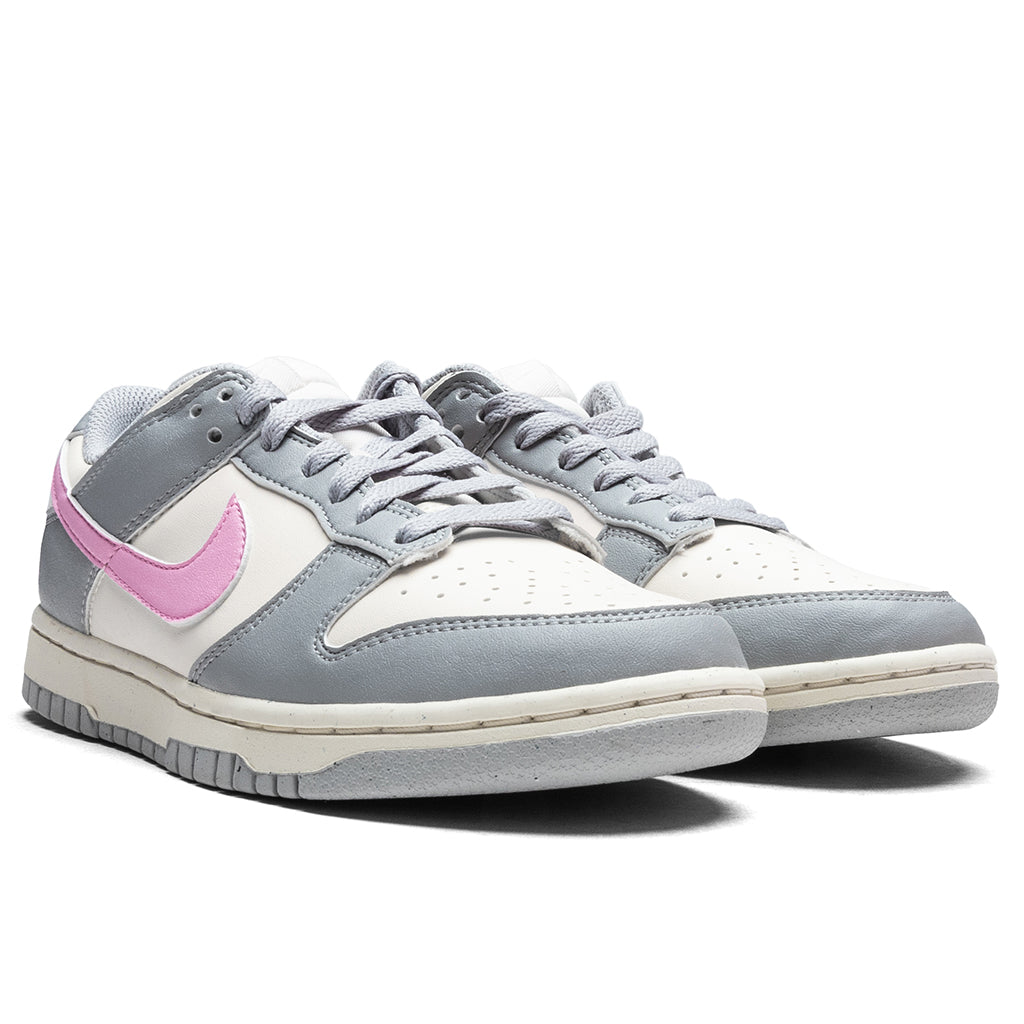 Women's Dunk Low - Light Smoke Grey/Pink Rise/Pale Ivory