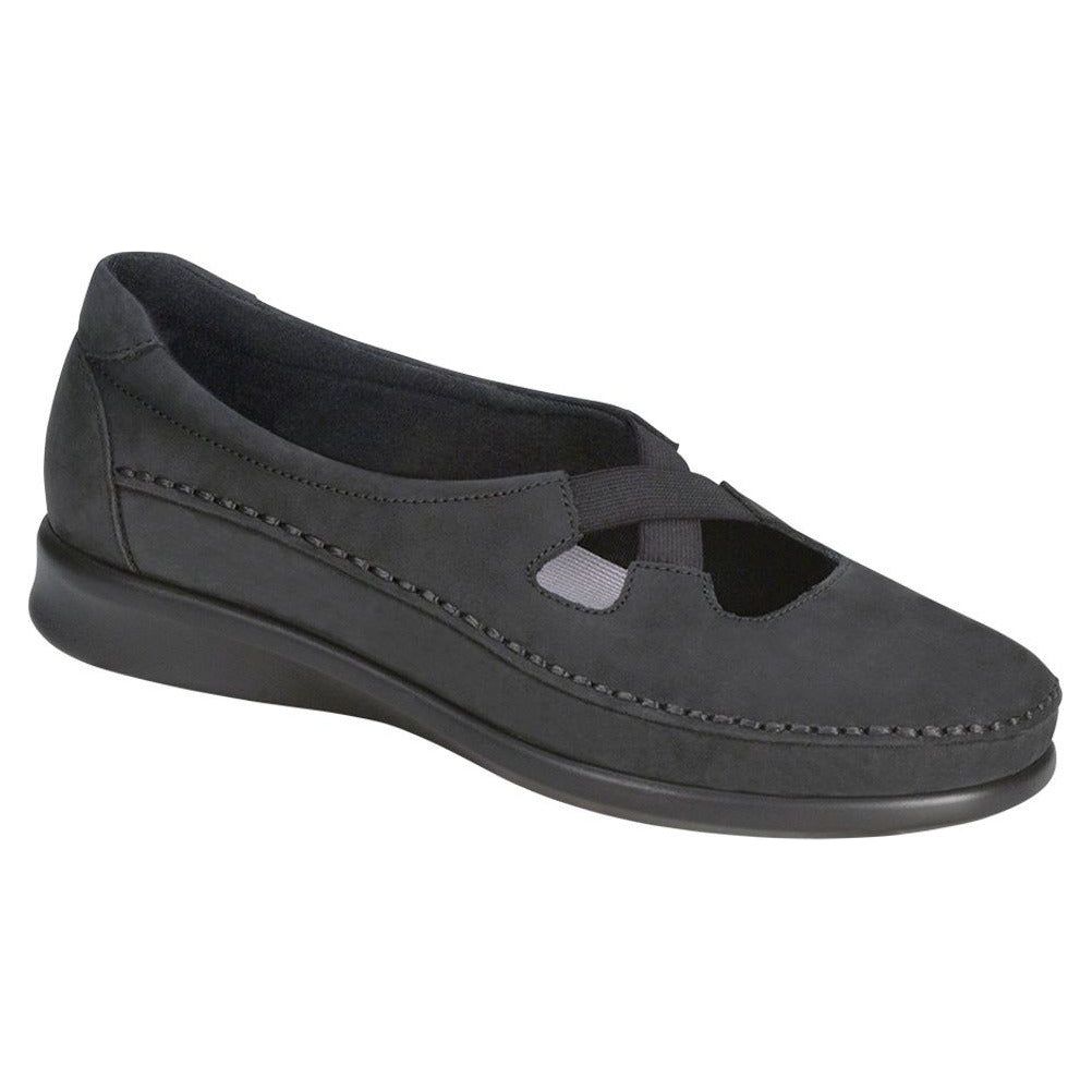 Women's Crissy Slip On Loafer in Nero Wide