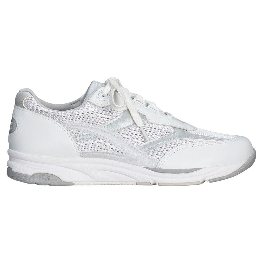Women's Tour Mesh Lace Up Sneaker in Silver