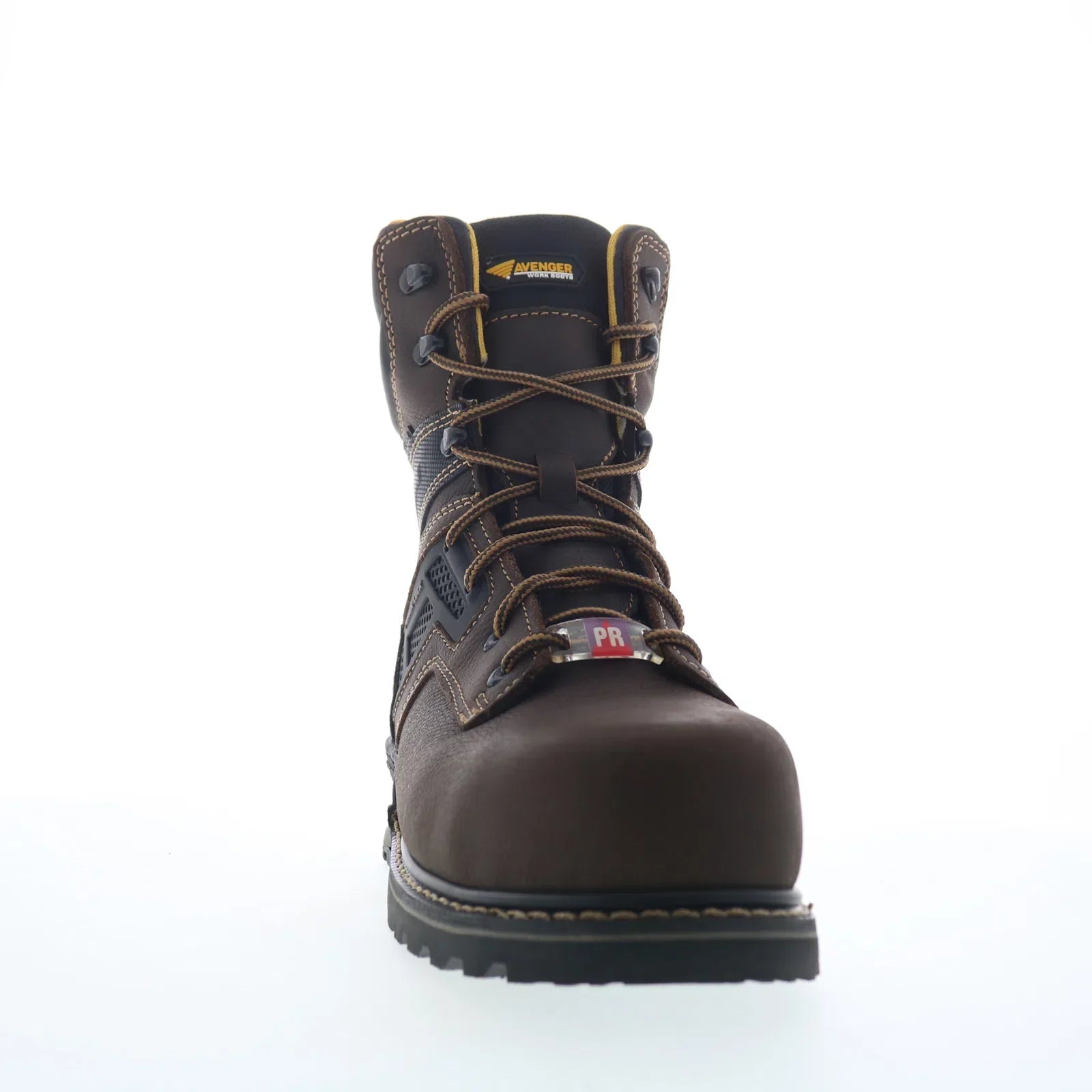 Avenger A-Max Dozer 8 - Composite Toe WP EH PR SR Mens Brown Wide Work Boots