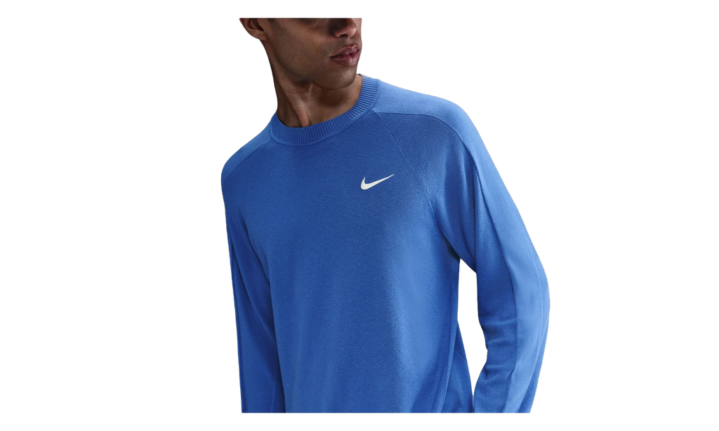 Tour Sweater Knit Crew "Comet Blue / Pale Ivory" FQ8832 411